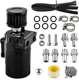 Kit de réservoir de récupération d'huile en aluminium de 350 ml avec filtre d'aération et conduite. Bienvenue chez DIAYTAR COTE D'IVOIRE, votre destination en ligne pour des produits discount à prix imbattables ! Que vous ayez besoin d'électroménager, d'articles pour la maison, de gadgets high-tech, de vêtements à la mode ou d'accessoires informatiques, nous avons tout ce qu'il vous faut. Faites des économies tout en profitant de la meilleure qualité grâce à notre large gamme de produits.