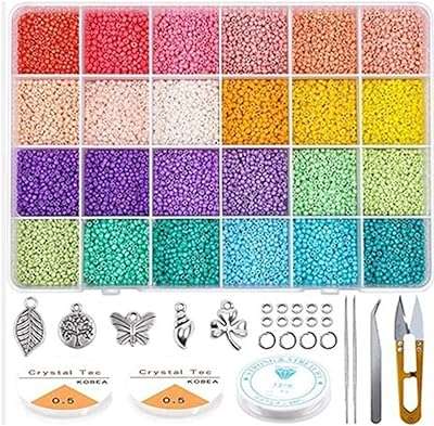 Perles de rocaille pour bracelet à faire soi même petites perles de verre. Ne dépensez pas plus que nécessaire, et optez pour DIAYTAR COTE D'IVOIRE  ! Notre boutique en ligne spécialisée dans les produits discount propose une large gamme d'articles pour la maison, l'électroménager, l'informatique, la mode et les gadgets, tous offerts à des prix défiant toute concurrence. Profitez de cette opportunité pour économiser tout en vous offrant ce dont vous avez besoin.