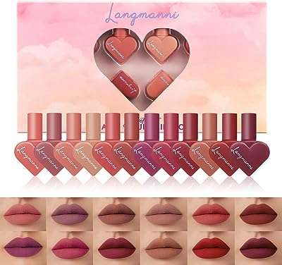 Rouge à lèvres liquide langmanni 12 couleurs velours mat imperméable longue durée par sweet. Explorez DIAYTAR COTE D'IVOIRE  et découvrez un monde de produits discount passionnants. Que vous recherchiez des appareils électroménagers efficaces, des vêtements stylés ou des gadgets innovants, notre boutique en ligne dispose de tout cela et bien plus encore.  Profitez d'une expérience shopping unique tout en faisant des économies énormes chez nous !