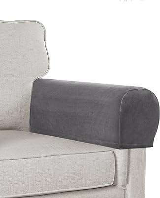 Housses d'accoudoir de canapé siossi housses de bras extensibles en velours argenté pour chaises. DIAYTAR COTE D'IVOIRE, votre destination en ligne pour des produits de maison à prix réduits. Découvrez notre vaste collection d'articles pour la cuisine, la décoration, le rangement et bien plus encore. Avec nous, équiper votre maison devient simple et économique.