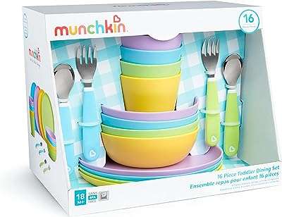 Ensemble de nourriture pour bébé munchkin 16 pièces comprenant assiettes bols tasses et ustensiles. Parcourez la boutique en ligne DIAYTAR COTE D'IVOIRE  et plongez dans un univers de bonnes affaires. Que vous ayez besoin de nouveaux appareils électroménagers, d'une garde-robe tendance ou des dernières nouveautés en matière de technologie, notre large gamme de produits discount vous offre la possibilité de faire des économies tout en vous faisant plaisir. Avec DIAYTAR COTE D'IVOIRE, profitez des meilleurs prix sans jamais compromettre la qualité.