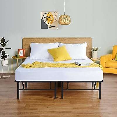 Cadre de lit pliant en métal dora de 14 po olysleep pleine grandeur cadre avec base. DIAYTAR COTE D'IVOIRE  est votre complice pour des achats malins. Explorez notre boutique en ligne et dénichez des affaires incroyables sur une gamme variée de produits, allant de l'informatique à la maison en passant par la mode. Optez pour des produits de qualité à prix discount, sans compromis.