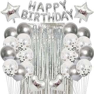 Décorations d'anniversaire ballons argentés joyeux anniversaire décorations bannière de fête pour hommes. DIAYTAR COTE D'IVOIRE, votre boutique en ligne discount pour tous les accros du shopping à petits prix. Découvrez notre vaste choix de produits dans toutes les catégories, allant des articles de décoration aux appareils électroménagers en passant par les vêtements et les jouets. Faites des économies tout en comblant vos envies grâce à nos offres exclusives et notre rapport qualité-prix exceptionnel.