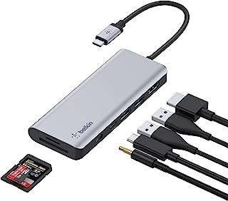 Hub usb c multiport 7 en 1 belkin station d'accueil pour macbook et windows. Bienvenue sur DIAYTAR COTE D'IVOIRE, votre source incontournable pour des achats malins en ligne. Explorez notre sélection diversifiée de produits discount, qui comprend tout, des indispensables quotidiens aux derniers gadgets technologiques. Profitez de nos prix imbattables et réalisez des économies dès aujourd'hui !