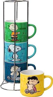 Lot de 4 tasses en céramique silver buffalo peanuts comic strip. DIAYTAR COTE D'IVOIRE  réinvente vos achats en ligne en vous proposant une gamme incroyablement diverse de produits à prix réduits. Parcourez notre boutique en ligne et découvrez des articles discount pour la maison, l'électroménager, l'informatique, la mode et les gadgets, tout en réalisant d'importantes économies. Offrez-vous le meilleur sans vous ruiner grâce à notre sélection soigneusement choisie pour satisfaire tous vos besoins.