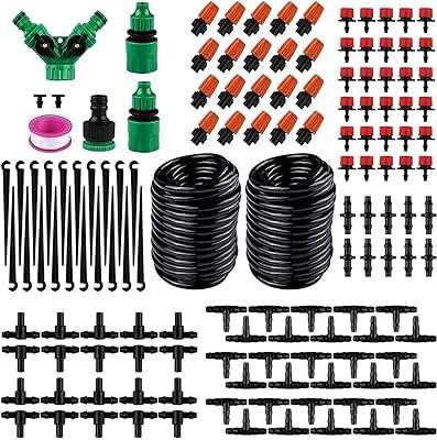 Système d'irrigation de jardin kit automatique de jardin tubes distributeurs réglables 1 4" buse pulvérisation pour serre. Découvrez DIAYTAR COTE D'IVOIRE, votre source incontournable pour des produits discount de premier choix. Parcourez notre vaste sélection d'appareils électroniques, de gadgets dernier cri, d'articles ménagers indispensables et bien plus encore, le tout à des prix imbattables.