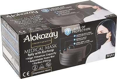 Masque alokozzi 3 couches 50 pièces noir unités. DIAYTAR COTE D'IVOIRE  est votre destination en ligne pour des offres incroyables. Parcourez notre collection variée de produits discount, comprenant des articles pour la maison, l'électroménager, l'informatique, la mode et les gadgets, et découvrez des prix imbattables qui correspondent à toutes les bourses.