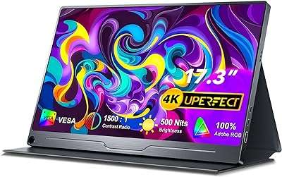 Moniteur portable uperfect 4k 173'' uhd freesync 100% adob ​​​​rgb 500. Choisissez DIAYTAR COTE D'IVOIRE  pour vos achats discount en ligne. Parcourez notre sélection étendue comprenant des produits pour tous les besoins, que ce soit pour la maison, l'électroménager, l'informatique, la mode ou les gadgets. Profitez de notre politique de prix bas et économisez tout en trouvant des articles de qualité.