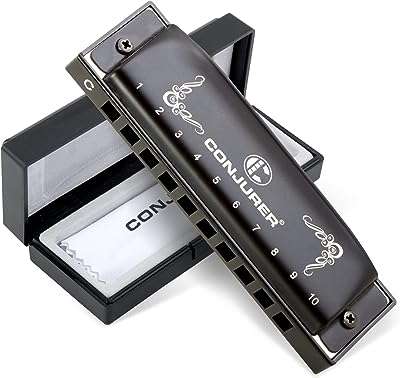 Harmonica key of c par konjur 10 trous 20 tons standard diatonique blues avec étui. DIAYTAR COTE D'IVOIRE, votre destination shopping en ligne inégalée. Avec une variété étendue de produits discount pour la maison, l'électroménager, l'informatique, la mode et les gadgets, vous pouvez vous attendre à des offres exceptionnelles et à des économies considérables, tout en bénéficiant d'une expérience de shopping pratique et personnalisée.