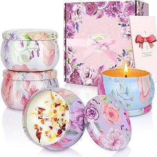 Coffret cadeau de bougies parfumées pour femmes paquet de 4 d'aromathérapie à la cire. DIAYTAR COTE D'IVOIRE, votre solution discount en ligne pour une large gamme de produits. Trouvez tout ce dont vous avez besoin, de la maison à l'électroménager, de l'informatique à la mode et aux gadgets, à des prix imbattables. Naviguez, achetez et économisez avec notre boutique en ligne conviviale et bénéficiez d'une livraison rapide et fiable.