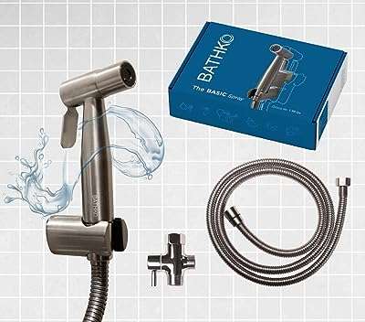 Ensemble pulvérisateur portatif shattaf bidet bathco pour toilettes jet avec contrôle de pression. Bienvenue chez DIAYTAR COTE D'IVOIRE, votre destination en ligne de confiance pour des produits discount variés allant des indispensables de la maison aux appareils électroménagers dernier cri, en passant par l'informatique, la mode et les gadgets tendance. Explorez notre vaste sélection d'articles à prix réduits et faites des économies sans sacrifier la qualité.