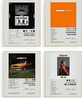 Frank ocean lot de 4 affiches murales en édition limitée pour décoration. DIAYTAR COTE D'IVOIRE  - le paradis du shopping à prix cassé ! Parcourez notre catalogue en ligne et découvrez une multitude de produits à prix discount, allant des articles de la maison aux gadgets high-tech les plus branchés. Profitez de taux de remise incroyables sur tous vos achats.