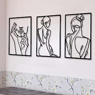 Chinju 3 pièces en métal abstrait simple femme peinture murale dessin au trait. Ne payez pas plus cher pour les mêmes produits ailleurs ! DIAYTAR COTE D'IVOIRE  propose une large gamme de produits de qualité à des prix discount. Trouvez tout ce dont vous avez besoin, des appareils ménagers aux gadgets dernier cri, et économisez de l'argent sans compromettre la qualité.