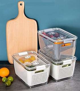 Organisateur et rangement de réfrigérateur organisateur de cuisine cuisine hermétique avec trou. DIAYTAR COTE D'IVOIRE, votre solution discount en ligne pour une large gamme de produits. Trouvez tout ce dont vous avez besoin, de la maison à l'électroménager, de l'informatique à la mode et aux gadgets, à des prix imbattables. Naviguez, achetez et économisez avec notre boutique en ligne conviviale et bénéficiez d'une livraison rapide et fiable.