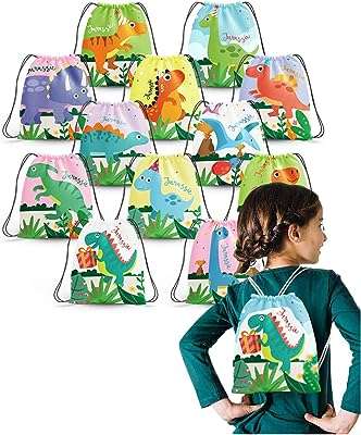 Cookluxe ensemble de sacs à cordon dinosaure pour enfants fournitures de fête. DIAYTAR COTE D'IVOIRE  - votre partenaire discount pour une vie plus abordable. Nous vous présentons une vaste sélection de produits de qualité à des prix imbattables, allant de l'électroménager performant aux articles de mode élégants. Achetez malin avec nous et réalisez d'importantes économies.