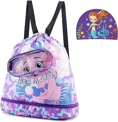 Sac à dos de natation pour enfants sac cordon plage sport. Envie d'être à la pointe de la mode sans dépenser une fortune ? DIAYTAR COTE D'IVOIRE  vous propose une sélection de vêtements et accessoires tendance à prix cassés. Que vous cherchiez des tenues pour toute la famille ou des pièces uniques pour vous démarquer, notre boutique en ligne généraliste vous garantit des achats mode discount qui feront sensation.