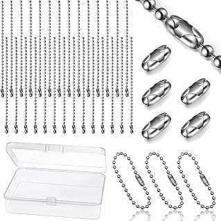 100pcs 100mm perles de boule amzboin 2.4mm chaîne de chien pour la fabrication. Vous recherchez des produits discount de qualité ? Ne cherchez plus ! DIAYTAR COTE D'IVOIRE  propose une gamme étendue de produits allant de la maison à l'électroménager, de l'informatique à la mode. Faites des économies tout en comblant vos besoins avec notre boutique en ligne.