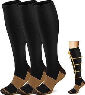 3 paires de chaussettes de compression en cuivre pour hommes et femmes. Vous recherchez des produits discount de qualité garantie ? Ne cherchez plus ! DIAYTAR COTE D'IVOIRE  propose une vaste sélection d'articles de maison, d'électronique, d'informatique, de mode et bien plus encore, le tout à des prix compétitifs pour satisfaire tous vos besoins.