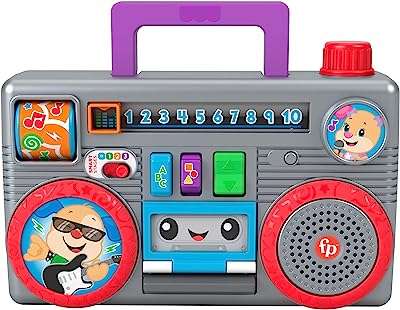 Jouet d'activité pour bébé boombox occupé rire et apprendre de fisher price. DIAYTAR COTE D'IVOIRE  - Votre destination en ligne pour des achats malins. Explorez notre catalogue diversifié de produits discount, des indispensables du quotidien aux dernières tendances. Faites des économies tout en vous garantissant la satisfaction grâce à nos offres attractives et notre engagement envers un rapport qualité-prix exceptionnel.