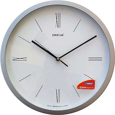 Horloge murale ronde en plastique ajanta oriva () 28 cm x. DIAYTAR COTE D'IVOIRE  est la référence en matière de produits discount en ligne. Parcourez notre catalogue et trouvez des articles indispensables pour la maison, des appareils électroménagers de qualité, des solutions informatiques abordables, des vêtements tendance et des gadgets à des prix incroyables.
