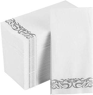 Serviettes yuduhao blanches et argentées serviettes en tissu jetables de table. DIAYTAR COTE D'IVOIRE  : votre destination shopping discount ! Découvrez notre boutique en ligne généraliste qui vous offre une multitude de produits à prix cassés, allant de l'électroménager à l'informatique en passant par la mode et les gadgets. Faites le choix du meilleur rapport qualité-prix et trouvez tout ce dont vous avez besoin en visitant notre site dès maintenant !