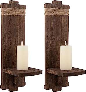 Bougeoirs muraux rustiques à suspendre 2 pièces en bois pour vases. Vous cherchez à faire des économies sans sacrifier la qualité ? Faites confiance à DIAYTAR COTE D'IVOIRE, votre boutique en ligne où vous trouverez une large sélection d'articles discount pour tous les goûts. Profitez de nos prix compétitifs sur des produits allant de la maison à l'électroménager, en passant par l'informatique et la mode.