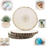 Tranches de bois non finies grandes tranches pour l'artisanat centres de table en tables et plaques. DIAYTAR COTE D'IVOIRE  - Votre escale en ligne pour des produits discount de qualité. Explorez notre gamme impressionnante de produits allant des articles de maison aux gadgets dernier cri. Profitez de prix imbattables et découvrez pourquoi nous sommes un choix populaire pour les acheteurs avertis à la recherche de bonnes affaires.