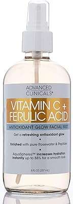 Advanced clinicals antioxydant vitamine c acide férulique spray hydratant pour le visage rafraîchissant la peau. Avec DIAYTAR COTE D'IVOIRE, obtenez le meilleur rapport qualité-prix sur tous vos achats en ligne. Parcourez notre catalogue diversifié et faites des économies sur des produits essentiels pour la maison, les équipements informatiques et même les dernières tendances en matière de mode.