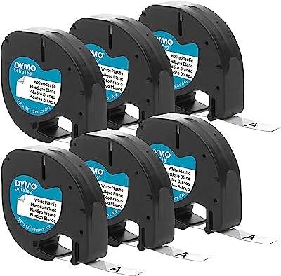 Ruban adhésif en plastique dymo original lt pour étiqueteuses lettertag 1 2". Rendez votre shopping en ligne encore plus satisfaisant avec DIAYTAR COTE D'IVOIRE . Notre boutique propose une grande variété de produits discount pour tous les aspects de votre vie, de l'équipement de la maison aux gadgets à la mode. Profitez de nos prix compétitifs et trouvez des offres incroyables sur tous vos achats !