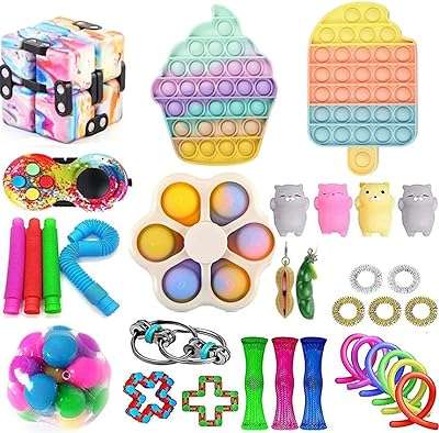 Umm me fidget toy set 33 pack simple dimple pour enfants et adultes. DIAYTAR COTE D'IVOIRE, votre adresse incontournable pour des produits discount à portée de clic. Faites des économies sur vos achats en explorant notre large gamme d'articles variés, allant des produits de la maison aux gadgets dernier cri, sans oublier les équipements informatiques et les articles à la mode.