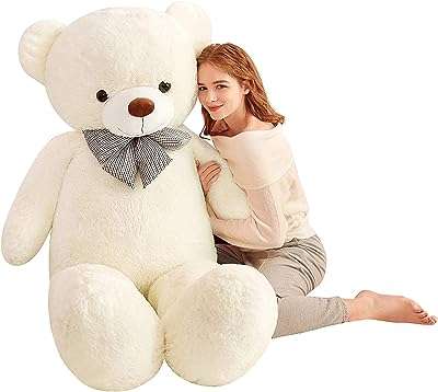 Grand ours en peluche cool pour bébé cadeau d'anniversaire pour enfants petite amie et femme. DIAYTAR COTE D'IVOIRE  - La solution idéale pour les chasseurs de bonnes affaires en ligne. Trouvez des produits discount de haute qualité dans toutes les catégories, y compris la mode, l'électronique, l'ameublement et bien plus encore. Économisez sans compromis sur la qualité !