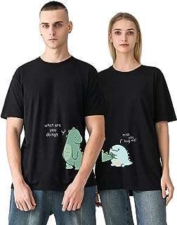 Magnifique t shirt en pur coton assorti mari et femme dinosaure (prix. Ne cherchez pas plus loin pour trouver des produits de qualité à prix réduits. DIAYTAR COTE D'IVOIRE  est votre destination en ligne pour tous vos besoins en produits discount, de la maison à l'électroménager, de l'informatique à la mode. Faites des économies substantielles et trouvez les articles parfaits, adaptés à votre budget.