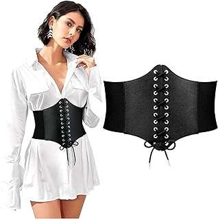 Ceinture corset pour femmes waspi ceintures larges en cuir cordon. DIAYTAR COTE D'IVOIRE  : la solution idéale pour des achats malins en ligne. Profitez de notre large gamme de produits discount, allant des appareils électroménagers essentiels aux dernières tendances de la mode, en passant par les accessoires informatiques indispensables, et économisez tout en vous faisant plaisir.