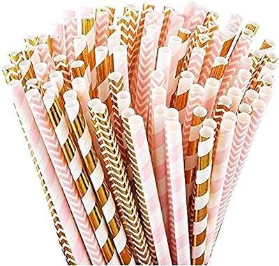100 pailles roses dorées pour articles de fête en papier biodégradables anniversaire. Envie d'être à la pointe de la mode sans dépenser une fortune ? DIAYTAR COTE D'IVOIRE  vous propose une sélection de vêtements et accessoires tendance à prix cassés. Que vous cherchiez des tenues pour toute la famille ou des pièces uniques pour vous démarquer, notre boutique en ligne généraliste vous garantit des achats mode discount qui feront sensation.