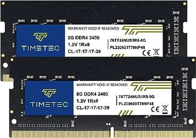 Timetech kit 16 go (2 x 8 go) ddr4 2 400. Découvrez DIAYTAR COTE D'IVOIRE, votre destination en ligne pour des bonnes affaires sans compromis sur la qualité. Parcourez notre large éventail de produits discount allant de l'électroménager à l'informatique en passant par la mode et les gadgets. Faites de vraies économies en choisissant le meilleur rapport qualité-prix.
