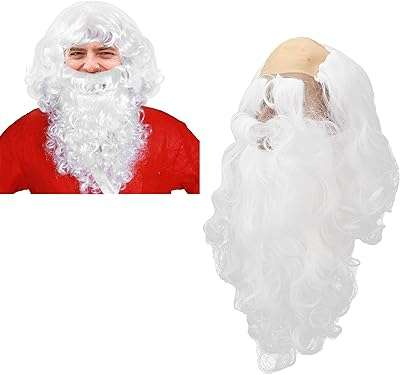 Perruque de cheveux bouclés blancs synthétiques ensemble de barbe avec faux sourcils pour fête. Lancez-vous dans une aventure shopping sans fin avec DIAYTAR COTE D'IVOIRE  ! Notre boutique en ligne générale vous propose une multitude de produits discount, allant de l'électroménager de pointe à la mode la plus en vogue. Faites de bonnes affaires et profitez d'une qualité supérieure à des prix défiant toute concurrence.