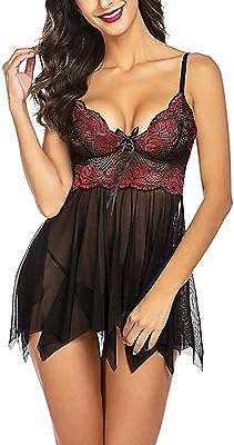 Femmes dentelle florale lingerie sexy col en v sans manches chemise de nuit. Profitez de bonnes affaires toute l'année avec DIAYTAR COTE D'IVOIRE  ! Que vous recherchiez des articles pour la maison, des équipements informatiques abordables ou des essentiels de la mode, notre boutique en ligne vous propose un vaste choix de produits discount pour répondre à tous vos besoins.