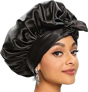 Bonnet en satin pour femmes noires bonnet en soie jumbo castwee pour cheveux bouclés enveloppe de couchage. Découvrez DIAYTAR COTE D'IVOIRE, votre destination ultime pour des achats malins à prix cassés ! Explorez notre catalogue en ligne et trouvez des réductions incroyables sur des produits indispensables pour la maison, l'électroménager, l'informatique ainsi que des accessoires de mode et des gadgets à la pointe de la tendance.