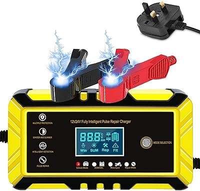 Mollure 12v 8a 24v 4a chargeur de batterie de voiture intelligent automatique avec écran. Explorez DIAYTAR COTE D'IVOIRE  et découvrez une multitude de produits incroyables à des prix réduits. De l'électroménager aux gadgets en passant par la mode, notre boutique en ligne généraliste offre une vaste sélection pour tous vos besoins à petit prix. Faites des économies tout en vous faisant plaisir en passant commande dès maintenant!