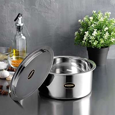 Batterie de cuisine en acier inoxydable avec couvercles en pierre noire batterie. DIAYTAR COTE D'IVOIRE, votre destination en ligne pour des achats malins. Parcourez notre vaste sélection de produits discount allant de la maison à l'électronique en passant par la mode et l'informatique. Ne sacrifiez pas la qualité pour le prix lorsque vous pouvez avoir les deux chez nous.