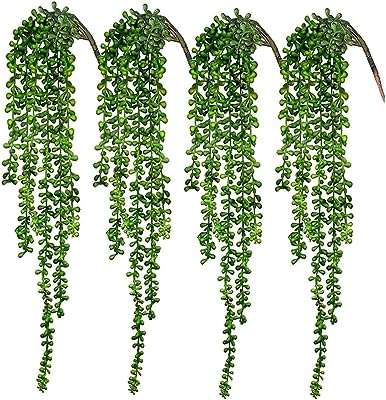 Homarket 4 pièces en gros plantes succulentes artificielles suspendues 24 pieds de long. DIAYTAR COTE D'IVOIRE  - Votre source incontournable de produits discount pour la maison, l'électroménager, l'informatique, la mode et les gadgets. Nous sommes fiers de vous offrir une sélection variée à des prix exceptionnels. Parcourez notre boutique en ligne dès maintenant et trouvez les meilleures affaires!