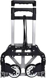 Petit chariot à bagages pliable robuste de 180 lb avec poignée télescopique et roues. Dites adieu aux prix exorbitants avec DIAYTAR COTE D'IVOIRE, votre destination en ligne pour des produits discount de qualité. Du dernier cri en matière d'électroménager aux tendances de la mode à prix réduits, notre boutique en ligne propose une large gamme d'articles à des prix imbattables. Ne manquez pas nos offres spéciales qui vous permettront de réaliser d'énormes économies.