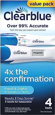 Kit de test de grossesse clearblue clearblue 4 points 2 numériques avec compte. DIAYTAR COTE D'IVOIRE  - Votre fournisseur en ligne pour des produits de qualité à des prix discount. Explorez notre boutique en ligne pour trouver des offres incroyables sur des articles allant des accessoires de mode aux appareils électroniques, en passant par les produits de jardinage et les jouets pour enfants.