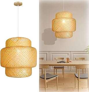 Lampe suspendue tissée à la main lampe en bambou naturel avec cordon. Faites des économies sans sacrifier la qualité avec DIAYTAR COTE D'IVOIRE . Parcourez notre assortiment exceptionnel comprenant des appareils électroménagers dernier cri, des articles de décoration pour votre maison, des gadgets high-tech incontournables et des vêtements à la pointe de la mode, le tout à des prix défiant toute concurrence.
