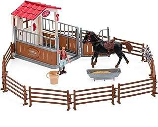Ensemble de jeu stable avec figurines de clôture cheval de stalle de 23 pièces pour garçons et filles. DIAYTAR COTE D'IVOIRE  réinvente vos achats en ligne en vous proposant une gamme incroyablement diverse de produits à prix réduits. Parcourez notre boutique en ligne et découvrez des articles discount pour la maison, l'électroménager, l'informatique, la mode et les gadgets, tout en réalisant d'importantes économies. Offrez-vous le meilleur sans vous ruiner grâce à notre sélection soigneusement choisie pour satisfaire tous vos besoins.