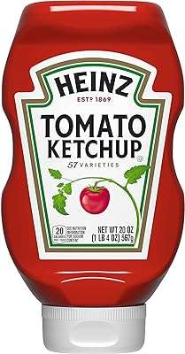 Bouteille de ketchup aux tomates heinz 570 g. Ne payez pas le prix fort, optez pour DIAYTAR COTE D'IVOIRE  et économisez sur tous vos achats ! Notre boutique en ligne vous propose une large gamme de produits discount pour équiper votre maison, des meubles élégants aux derniers gadgets électroniques. Bénéficiez de réductions imbattables sur les appareils informatiques de pointe et restez tendance avec nos vêtements et accessoires à petits prix. Profitez d'une expérience d'achat sans stress avec une livraison rapide et un service client exceptionnel !