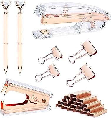 Ensemble de papeterie en or rose agrafeuse et dissolvant d'agrafes organisateur de bureau accessoires pour le. Faites des économies importantes sur tous vos achats grâce à DIAYTAR COTE D'IVOIRE, votre boutique en ligne préférée pour des offres discount exceptionnelles. Du petit électroménager à la mode tendance en passant par les gadgets high-tech, découvrez notre large sélection d'articles à prix réduits dès aujourd'hui!