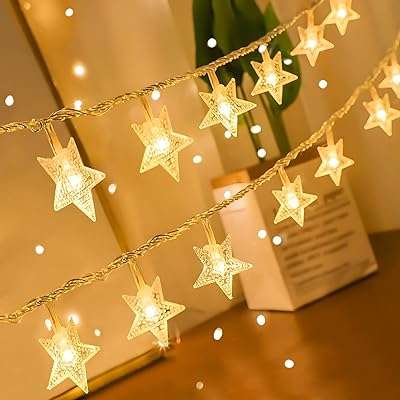 Guirlande lumineuse ramadan 100 led de modali lumières du en forme d'étoiles et lune. DIAYTAR COTE D'IVOIRE  - La meilleure adresse pour des prix imbattables sur une vaste sélection de produits. Que vous recherchiez des articles pour votre maison, votre informatique ou votre garde-robe, nous avons tout ce qu'il vous faut à prix discount. Explorez notre site dès maintenant et profitez des meilleures affaires en ligne!
