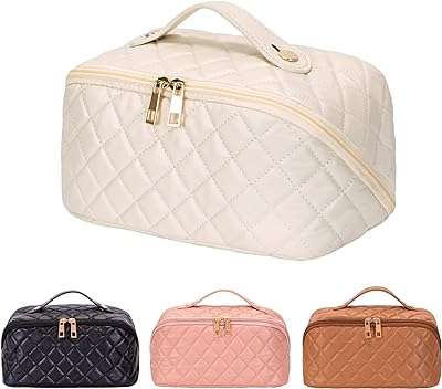 Sac à cosmétiques de voyage de grande capacité organisateur de maquillage portable en cuir pu avec pochette. Faites de bonnes affaires dès aujourd'hui avec DIAYTAR COTE D'IVOIRE  ! Parcourez notre boutique en ligne généraliste où vous trouverez une large gamme de produits discount, des articles pour la maison à l'électroménager, en passant par l'informatique et la mode. Profitez de nos prix compétitifs et offrez-vous des produits de qualité à moindre coût.
