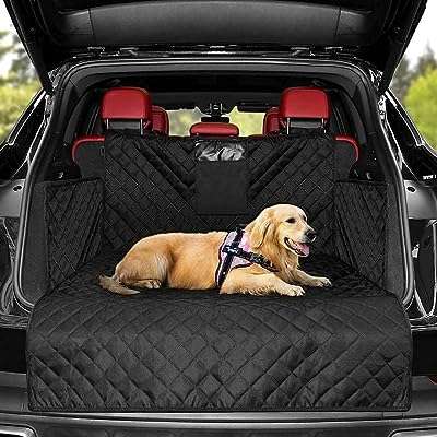 Housse de siège arrière de voiture imperméable avec côtés grand tapis de sol antidérapant pour chiens. DIAYTAR COTE D'IVOIRE  - la source ultime de produits discount pour toutes vos envies. Parcourez notre gamme variée, allant de l'informatique à la mode et choisissez parmi une multitude de produits de qualité à des prix qui font sourire votre portefeuille.